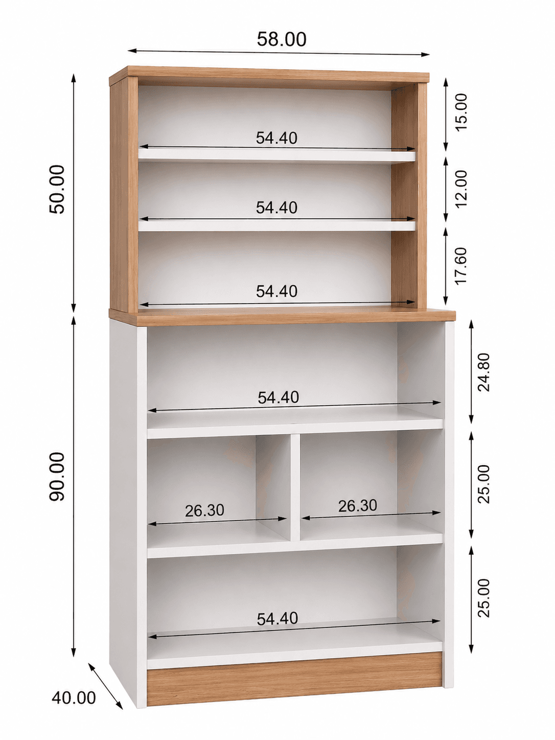 %100 MDF Mutfak Dolabı Kahve Köşesi Kiler - 2